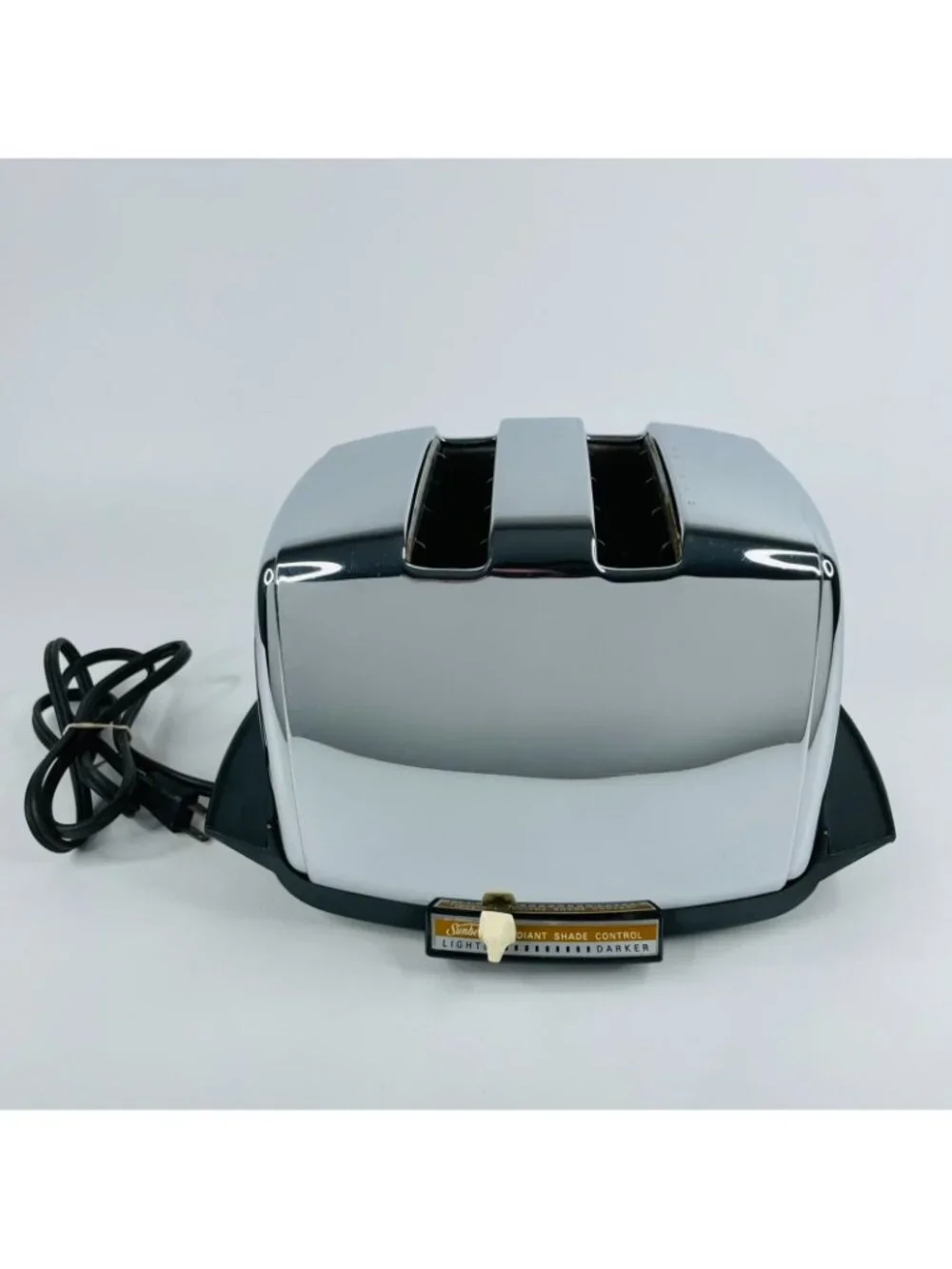 NEEDS REPAIR / NON-WORKING Sunbeam AT-W Chrome Toaster Radiant Shade Auto Drop